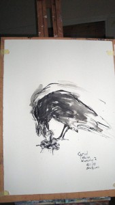 Corvid feeding ink warnings