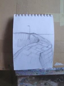 lyme regis cobb original sketch